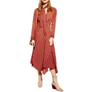 TOPSHOP Horse Coin Midi Dress